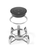 Inductie warmhoudplaat 800W, Fine Dine, Zwart, 230V/800W, ⌀245x(H)80mm - Afbeelding 2