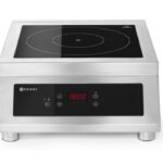Inductiekookplaat model 5000 D, HENDI, Profi Line, 400V/5000W, 398x525x(H)175mm