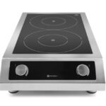 Inductiekookplaat model 7000, HENDI, Profi Line, 400V/7000W, 405x700x(H)145mm