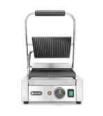 Contactgrill - enkel, HENDI, boven en onder geribd, 230V/1800W, 310x375x(H)216mm - Afbeelding 2