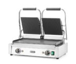 Contactgrill - dubbele versie, HENDI, boven geribd, onder glad, 230V/3600W, 570x375x(H)216mm - Afbeelding 2