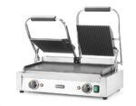 Contactgrill - dubbele versie, HENDI, boven geribd, onder glad, 230V/3600W, 570x375x(H)216mm - Afbeelding 3