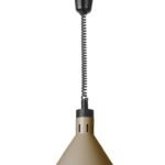 Verstelbare warmtelamp conisch, HENDI, Beige, 230V/250W, ⌀275x(H)250mm