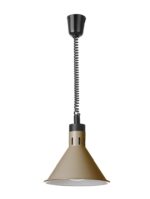 Verstelbare warmtelamp conisch, HENDI, Beige, 230V/250W, ⌀275x(H)250mm