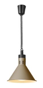 Verstelbare warmtelamp conisch, HENDI, Beige, 230V/250W, ⌀275x(H)250mm - Afbeelding 2