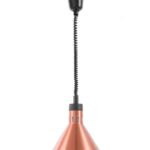 Verstelbare warmtelamp conisch, HENDI, Koper, 230V/250W, ⌀275x(H)250mm