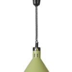 Verstelbare warmtelamp conisch, HENDI, Groen, 230V/250W, ⌀275x(H)250mm
