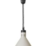 Verstelbare warmtelamp conisch, HENDI, Wit, 230V/250W, ⌀275x(H)250mm