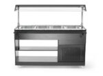Saladebuffet display, Arktic, GN 1/1, 220-240V/170W, 1490x765x(H)1370mm - Afbeelding 2