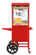 Popcornmachine met kar, HENDI, Rood, 220-240V/1155W, 940x510x(H)1553mm - Afbeelding 2
