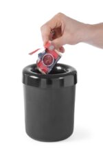 Tafelafvalbak of bestekhouder, HENDI, Zwart, ⌀130x(H)160mm - Afbeelding 5