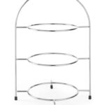 Serveerstandaard voor borden, HENDI, borden max. Ø 275 mm, 290x290x(H)440mm