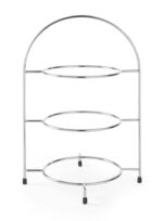 Serveerstandaard voor borden, HENDI, borden max. Ø 275 mm, 290x290x(H)440mm