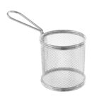 Frituurmandjes miniaturen, HENDI, 90x90x(H)90mm