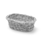 Broodmand ovaal, HENDI, Lichtgrijs, 190x120x(H)60mm
