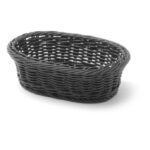Broodmand ovaal, HENDI, Zwart, 190x120x(H)60mm