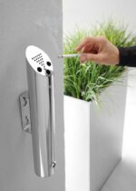 Wand asbak, HENDI, ⌀75x(H)460mm - Afbeelding 4