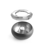 Terrasasbak zwart, HENDI, ⌀105x(H)58mm