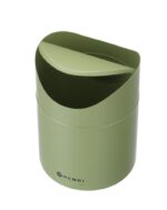 Tafelformaat prullenbak met schommeldeksel, HENDI, 1,2L, Groen, ⌀120x(H)165mm - Afbeelding 3