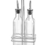 Olie en azijn menage, HENDI, 2x0,237L, 0,47L, 115x60x(H)325mm