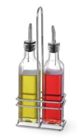 Olie en azijn menage, HENDI, 2x0,237L, 0,47L, 115x60x(H)325mm - Afbeelding 2