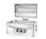 Chafing dish GN 1/1 mirror finish, HENDI, Profi Line, 9L, 570x405x(H)320mm - Afbeelding 4