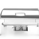 Chafing dish GN 1/1 mirror finish, HENDI, Profi Line, 9L, 570x405x(H)320mm