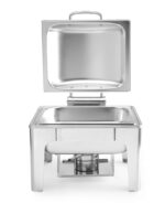 Chafing dish GN 1/2 satin finish, HENDI, Profi Line, 4L, 365x370x(H)280mm - Afbeelding 3