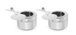 Houder voor chafing dish brandstofblikje – 2 stuks., HENDI, 2 st., ⌀90x(H)60mm