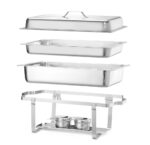 Chafing dish Gastronorm 1/1, HENDI, Kitchen Line, 9L, 2 st., 600x358x(H)295mm - Afbeelding 6