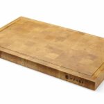 Eikenhouten serveerplank, eindnerf, HENDI, 530x325x(H)35mm