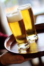 Dienblad woodform, AmerBox, Mahonie, ⌀360x(H)30mm - Afbeelding 4