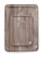 Dienblad van melamine met hout bedrukking, AmerBox, Hout, 330x430mm - Afbeelding 4