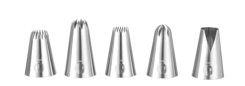 551202_2024-1 Decoratie spuitmondjes bloemen & blaadjes, HENDI - Afbeelding 1