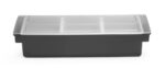Ingrediëntenhouder – 3 containers, BarUp, Zwart, 480x150x(H)100mm - Afbeelding 2