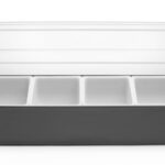 Ingrediëntenhouder – 4 containers, BarUp, 480x150x(H)100mm