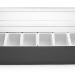 Ingrediëntenhouder – 6 containers, BarUp, 480x150x(H)100mm