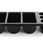 Bestekbak, HENDI, Zwart, 530x325x(H)105mm