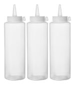 Dispenser flacon sets - 3 st., HENDI, 0,2L, Transparant, 3 st., ⌀50x(H)185mm - Afbeelding 2