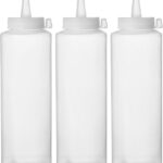 Dispenser flacon sets - 3 st., HENDI, 0,2L, Transparant, 3 st., ⌀50x(H)185mm