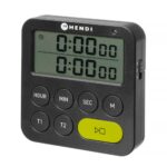 Timer dubbel, HENDI, Zwart, 82x20x(H)86mm - Afbeelding 3