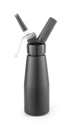 Slagroomapparaat zwart, HENDI, Kitchen Line, 0,5L, Zwart, ⌀80x(H)260mm - Afbeelding 4