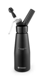 Slagroomapparaat zwart, HENDI, Kitchen Line, 0,5L, Zwart, ⌀80x(H)260mm