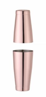 Tin-on-Tin Boston shaker, BarUp, 0,8L, Koper, ⌀90mm - Afbeelding 2