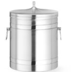 IJsemmer dubbelwandig, BarUp, 5L, Zilver, ⌀200x(H)230mm