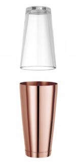 Boston shaker, BarUp, 0,8L, Koper, ⌀90mm - Afbeelding 3