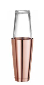 Boston shaker, BarUp, 0,8L, Koper, ⌀90mm - Afbeelding 2