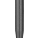 Cocktail muddler, BarUp, Geribbelde kop, Zwart, ⌀34x207mm