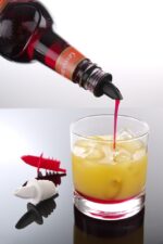 Doorschenkers, BarUp, 2 zwart, 2 wit, 2 rood, Rood, 6 st - Afbeelding 2