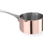 Steelpannetjes met schenktuit, HENDI, 0,05L, ⌀50x(H)30mm